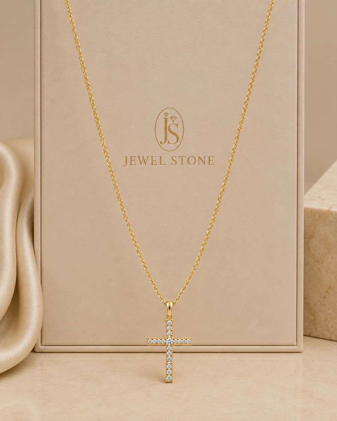 Cross Diamond Pendant