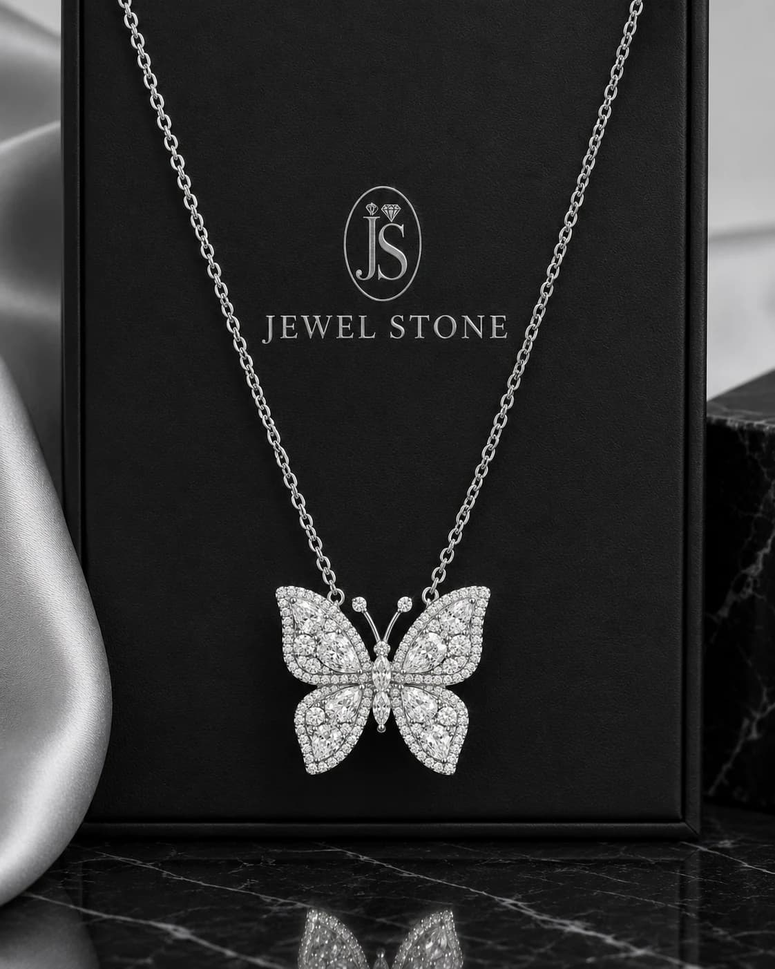 Butterfly Diamond Pendant