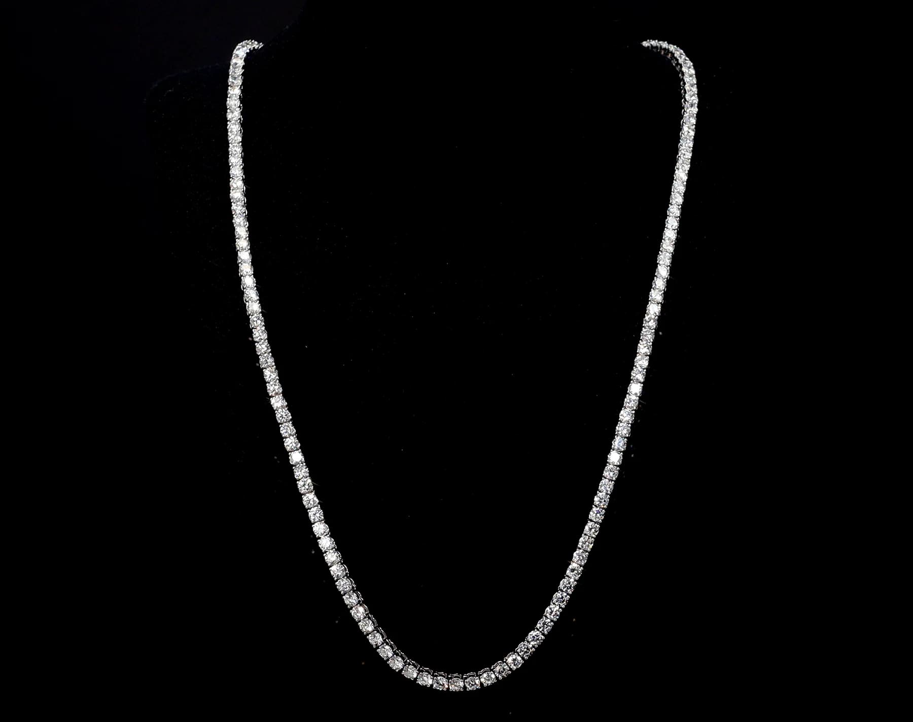 Tennis Necklace 16" 3.28CT