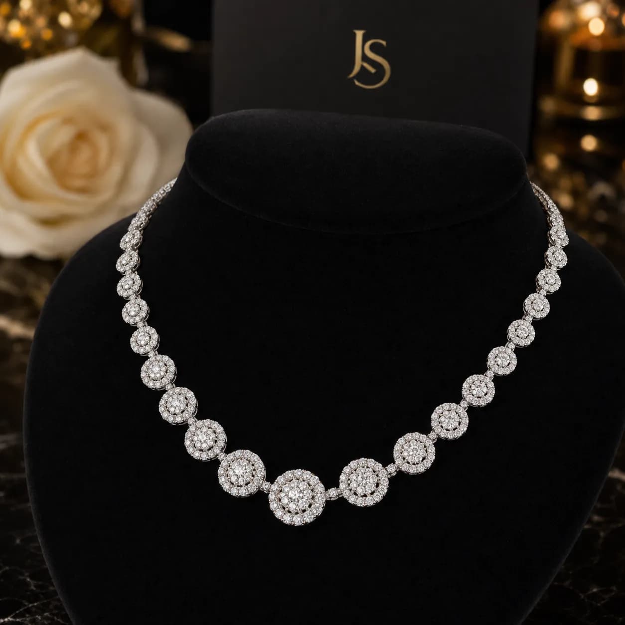 Luxury Cluster Necklace