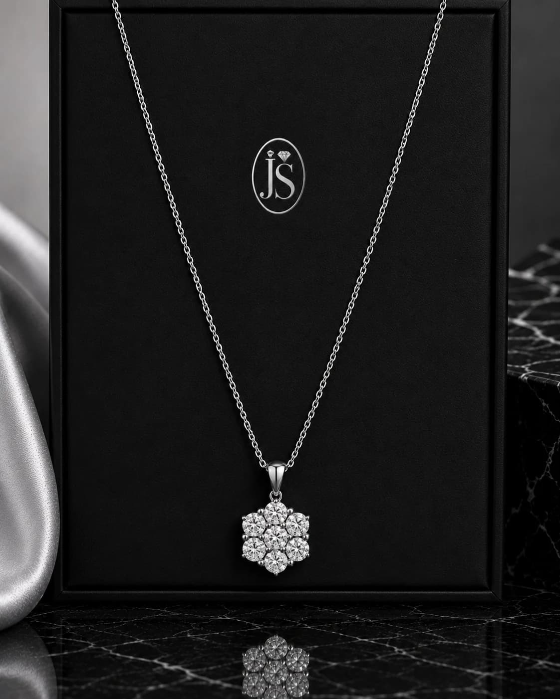 Cluster Flower Pendant
