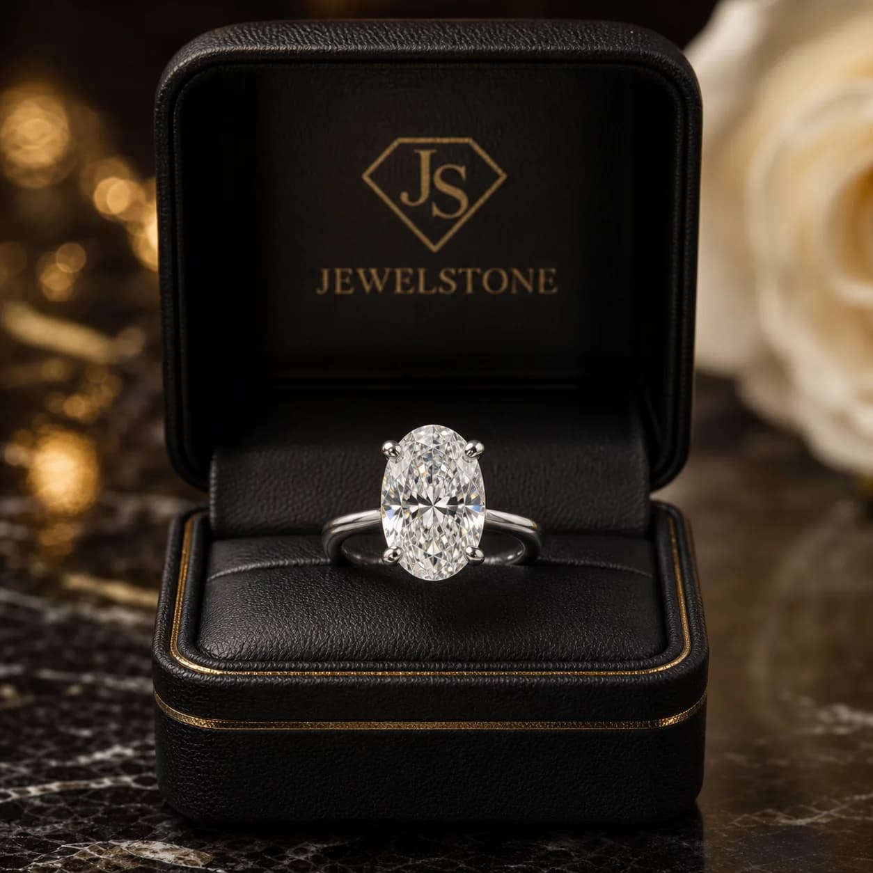 4CT Solitaire Ring