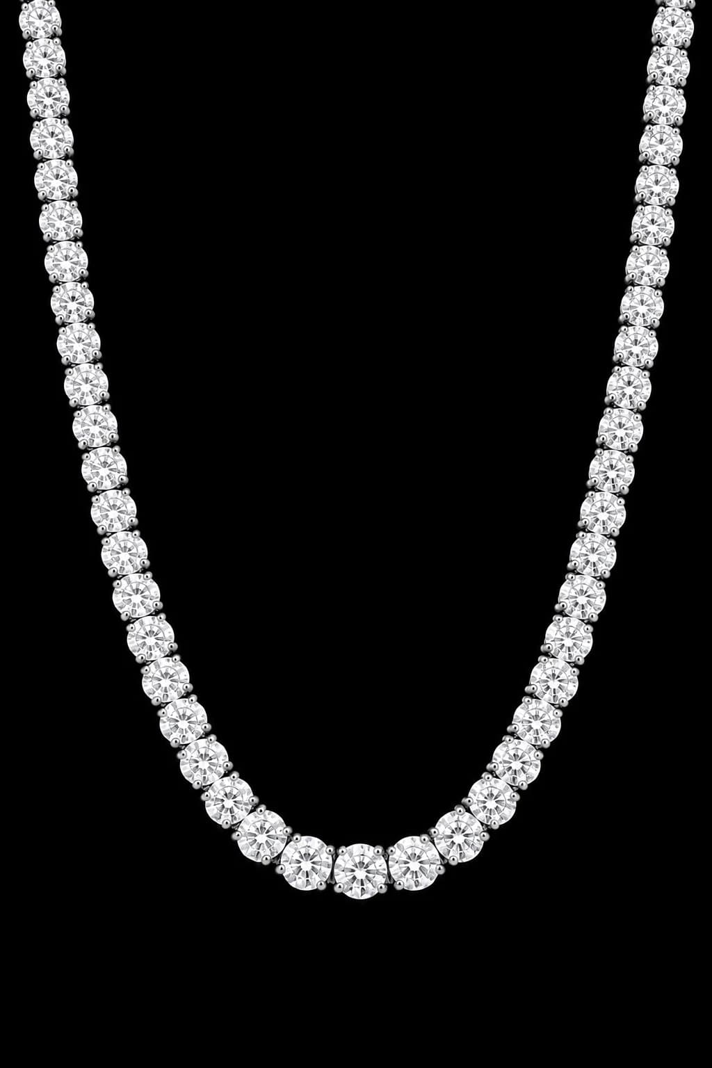 12CT Tennis Necklace