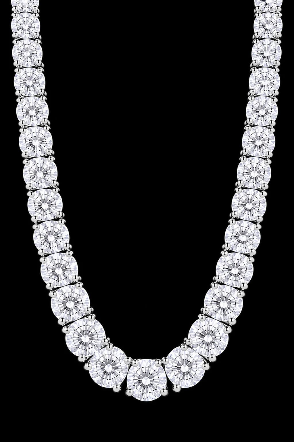 25CT Tennis Necklace